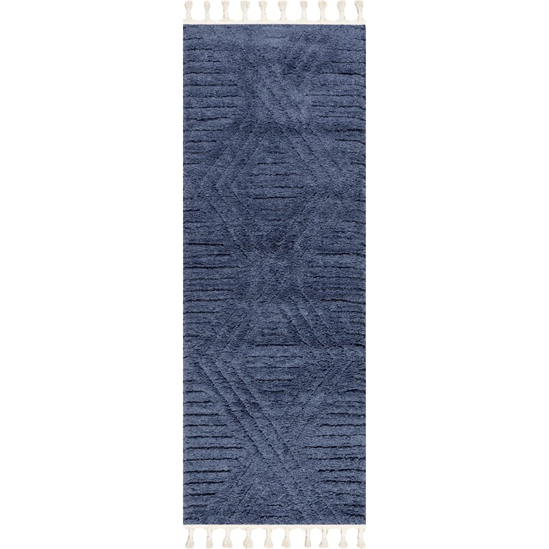 Nuloom Risette Geometric Shag Tassel Area Rug