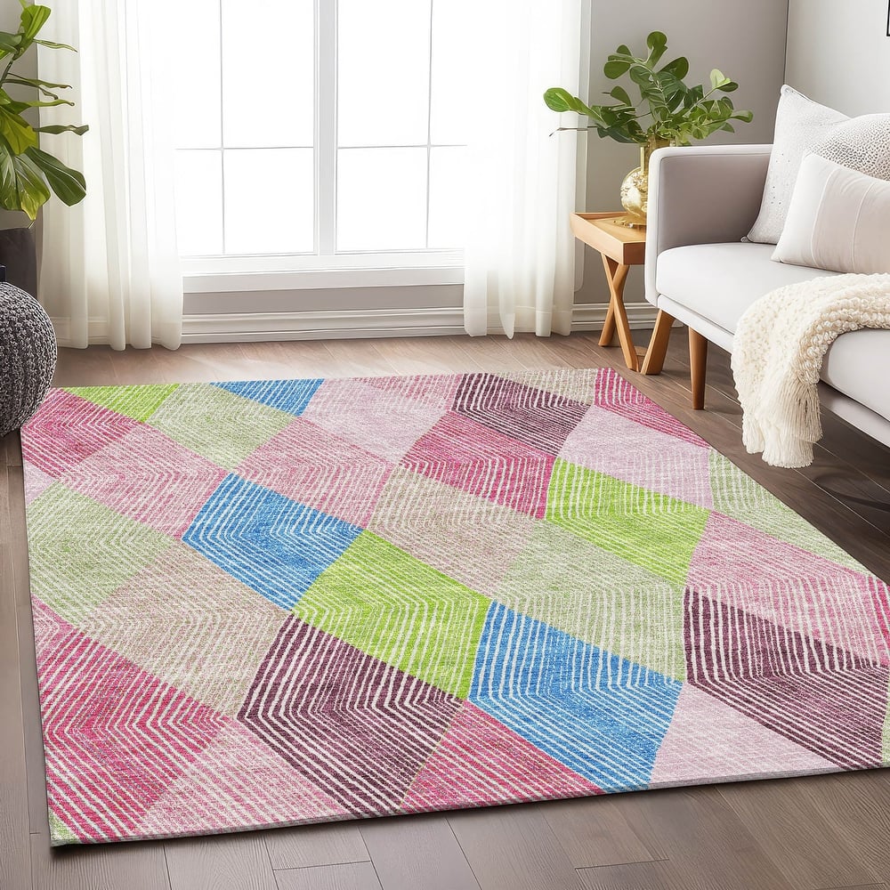 Premium Washable Super Soft Modern Fusion Mayfield Rug