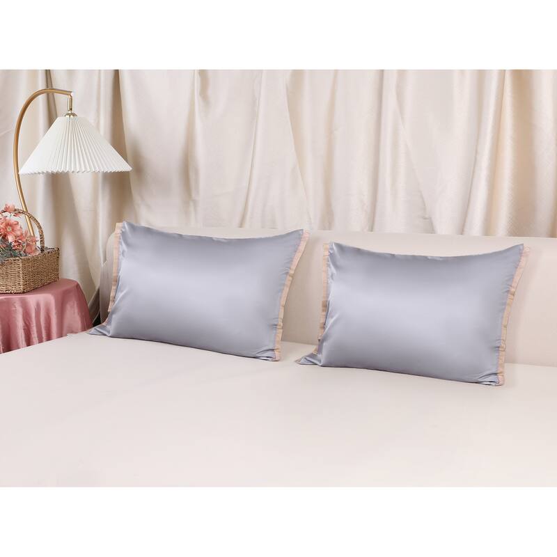 2Pcs Pillow Cases, Soft Cooling Pillow Covers with Envelope Closure
