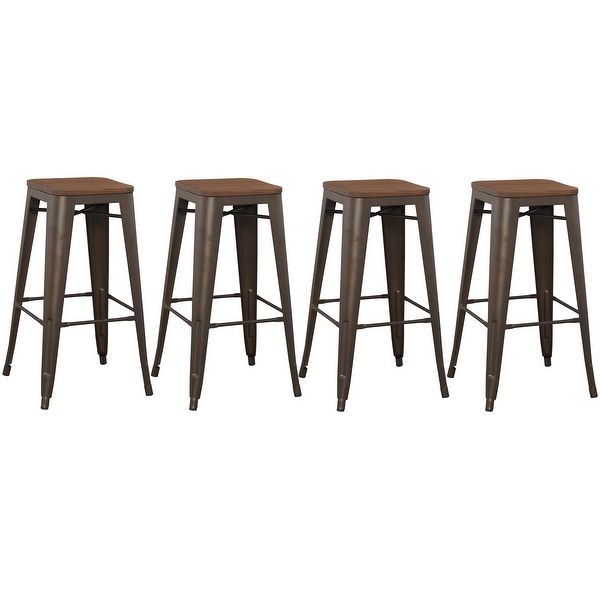 30 inch metal bar sale stools set of 4
