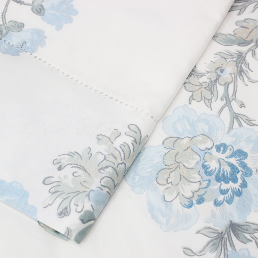 Jardin De Rose Percale Cotton Sheet Set