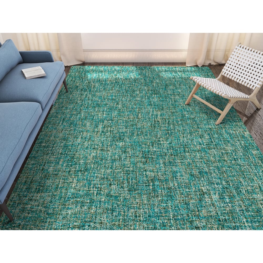 Addison Winslow Active Solid Wool and Viscose Area Rug