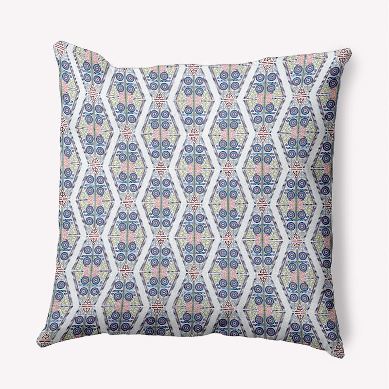 Detailed Geo Decorative Throw Pillow - Nautical Navy - 16" x 16"