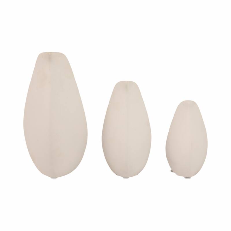 Stoneware Ceramic Bird Decorative Object Abstract Modern (Set of 3)