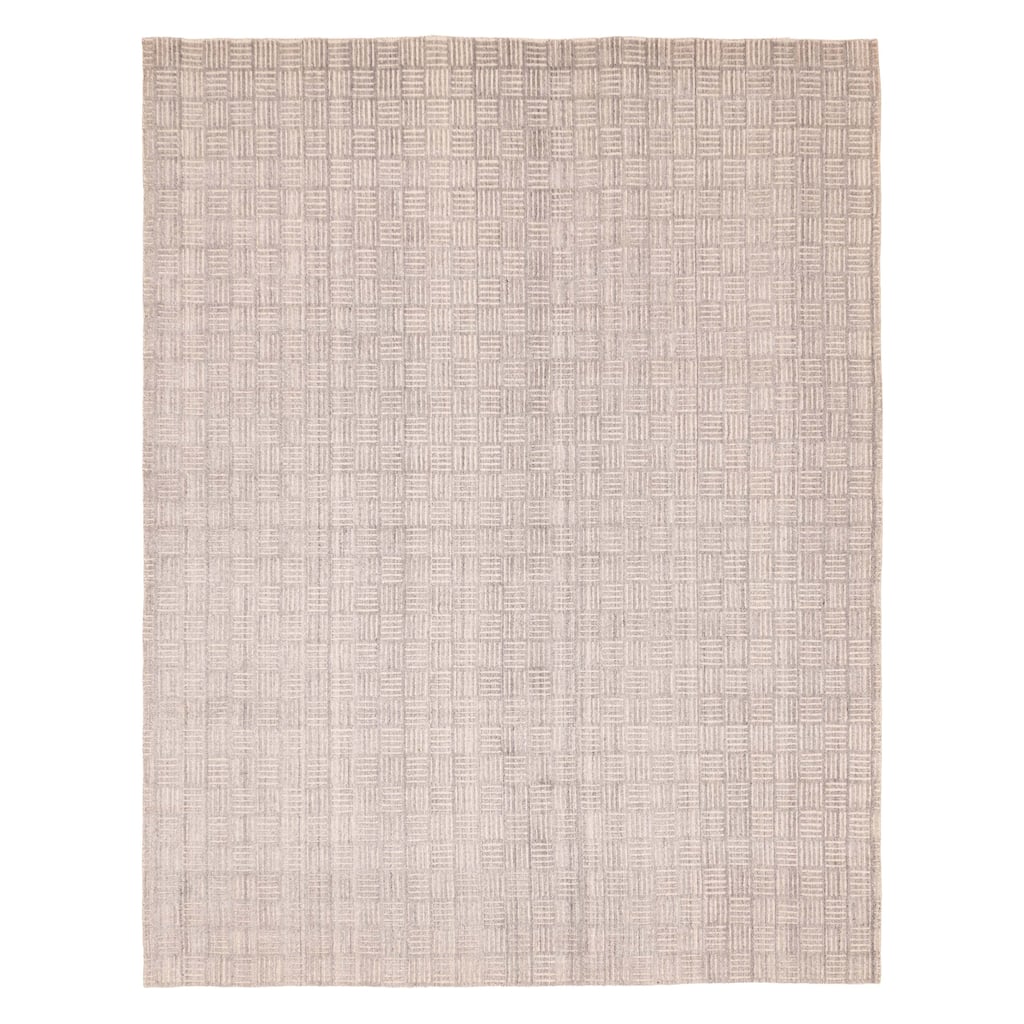 ECARPETGALLERY Hand Loomed Elysian Grey Rug - 8'1 x 10'0