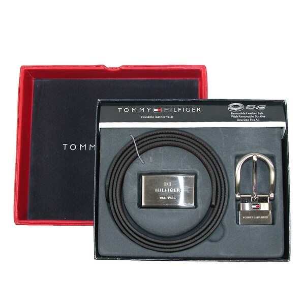 tommy hilfiger belt set