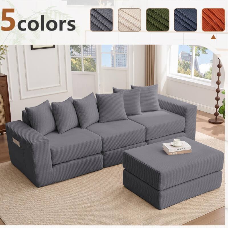 10-in-1 Convertible Sofa Sectional