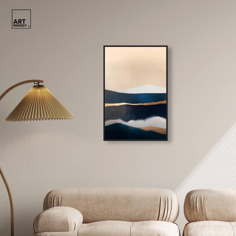 Golden Seam I Canvas by Art Remedy
