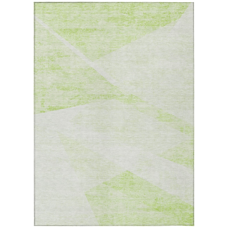 Machine Washable Indoor/ Outdoor Chantille Contemporary Geo Rug