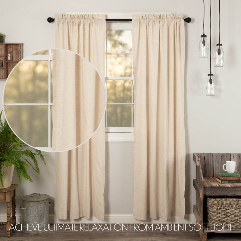Simple Life Flax Panel Set - Panel 84x40 - Panel 84x40 - Natural Creme