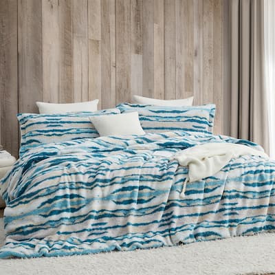 Cozy Rivers - Coma Inducer® Oversized Comforter Set - Creekside Turquoise