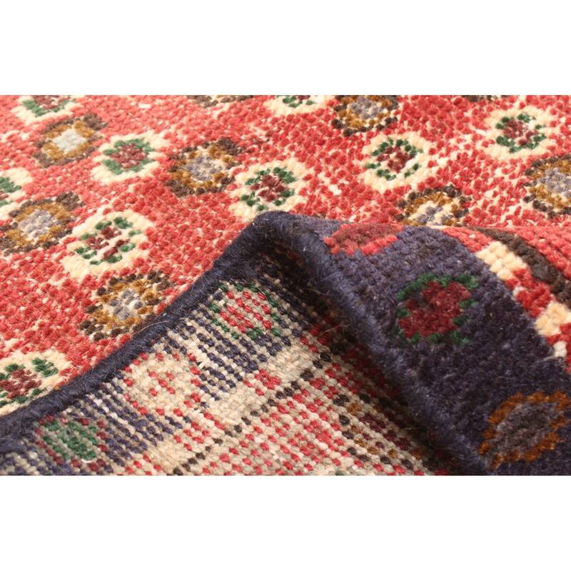 ECARPETGALLERY Hand-knotted Andelz Red Wool Rug - 3'1 x 4'9