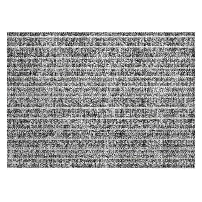Machine Washable Indoor/ Outdoor Chantille Stripe Twist Rug