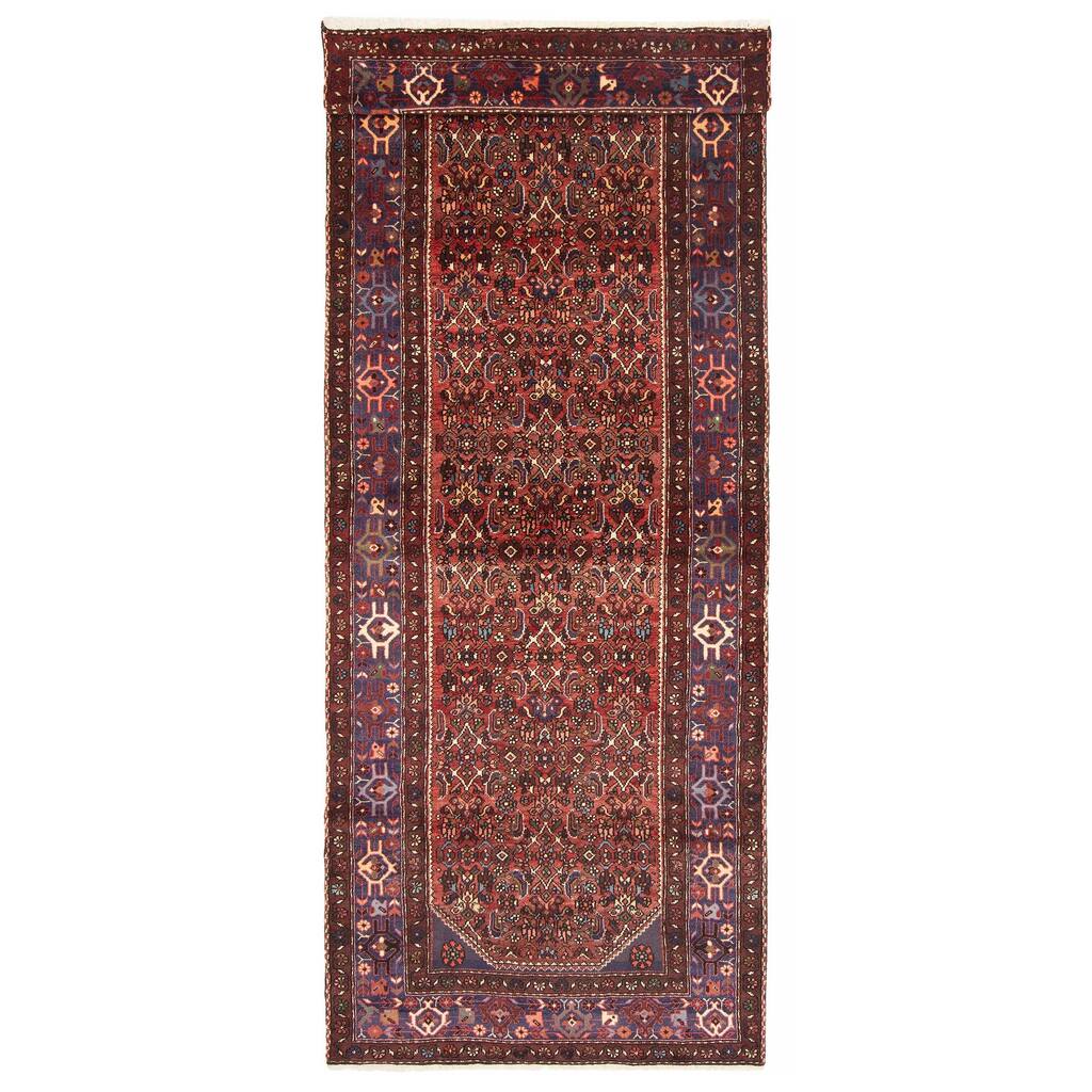 ECARPETGALLERY Hand-knotted Andelz Red Wool Rug - 3'8 x 9'10