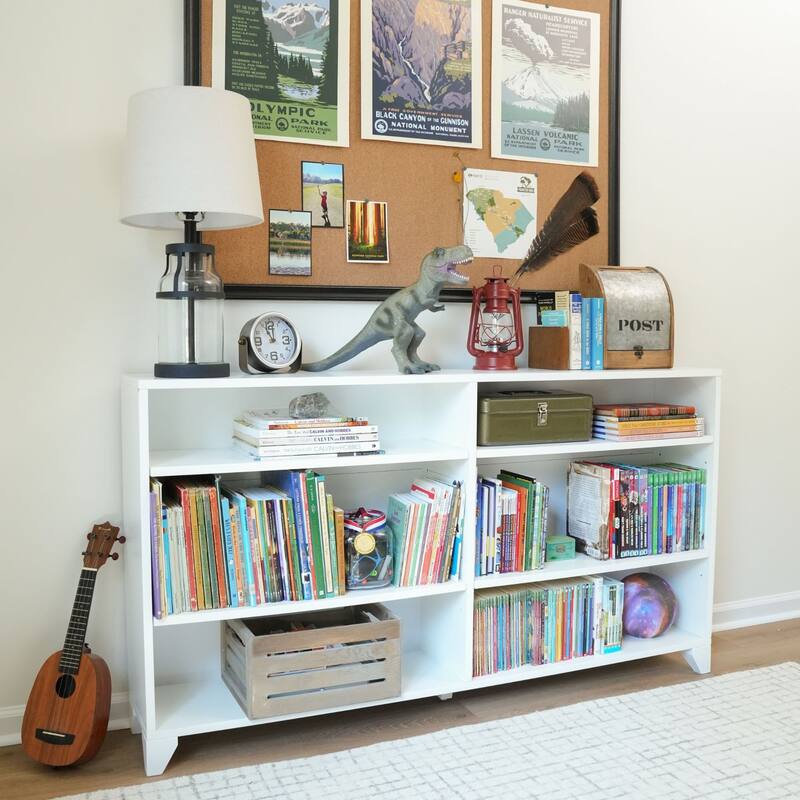Max and Lily Classic 6-Shelf Bookcase