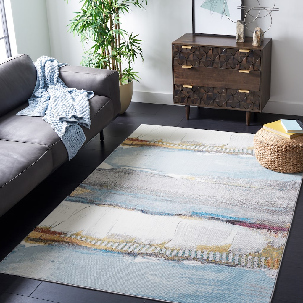 SAFAVIEH Aria Moeidur Modern Abstract Rug