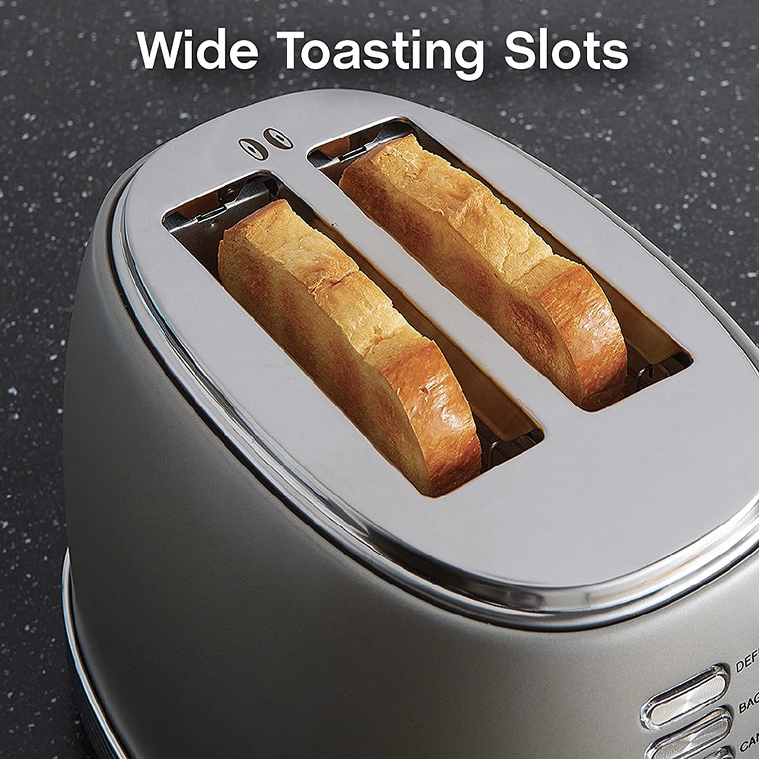  West Bend 4 Slice Toaster with Extra Wide Slots, Bagel  Settings, Ultimate Toast Lift and Removable Crumb Tray, Silver: Home &  Kitchen