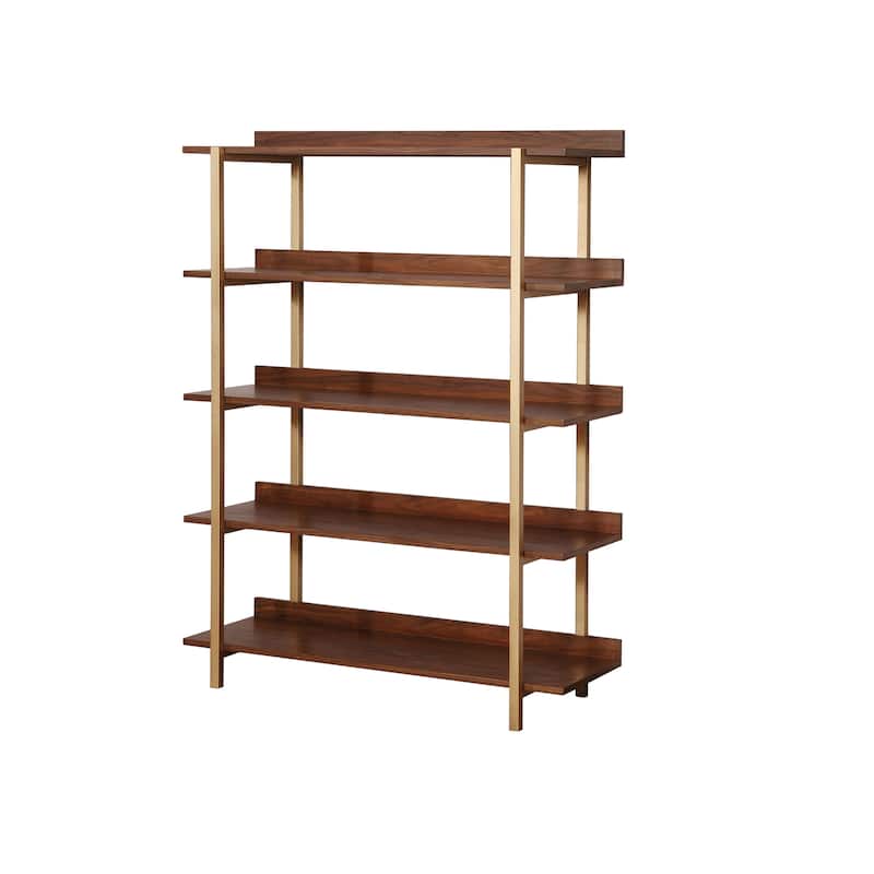 Bizi Contemporary Metal 5-Tier Display Shelf by Furniture of America