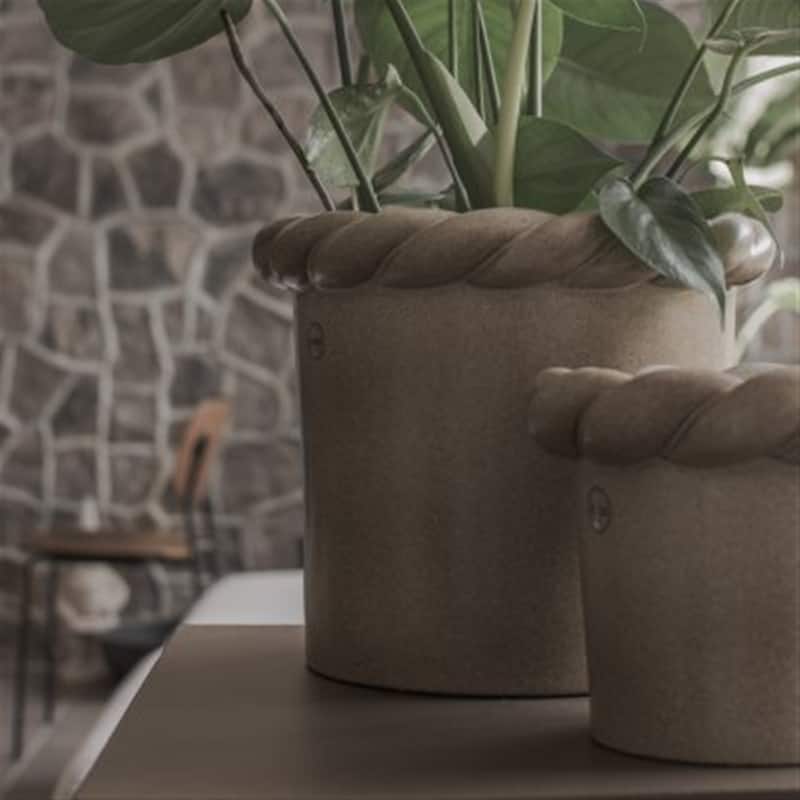 TWINE beige Planter Pot Lg