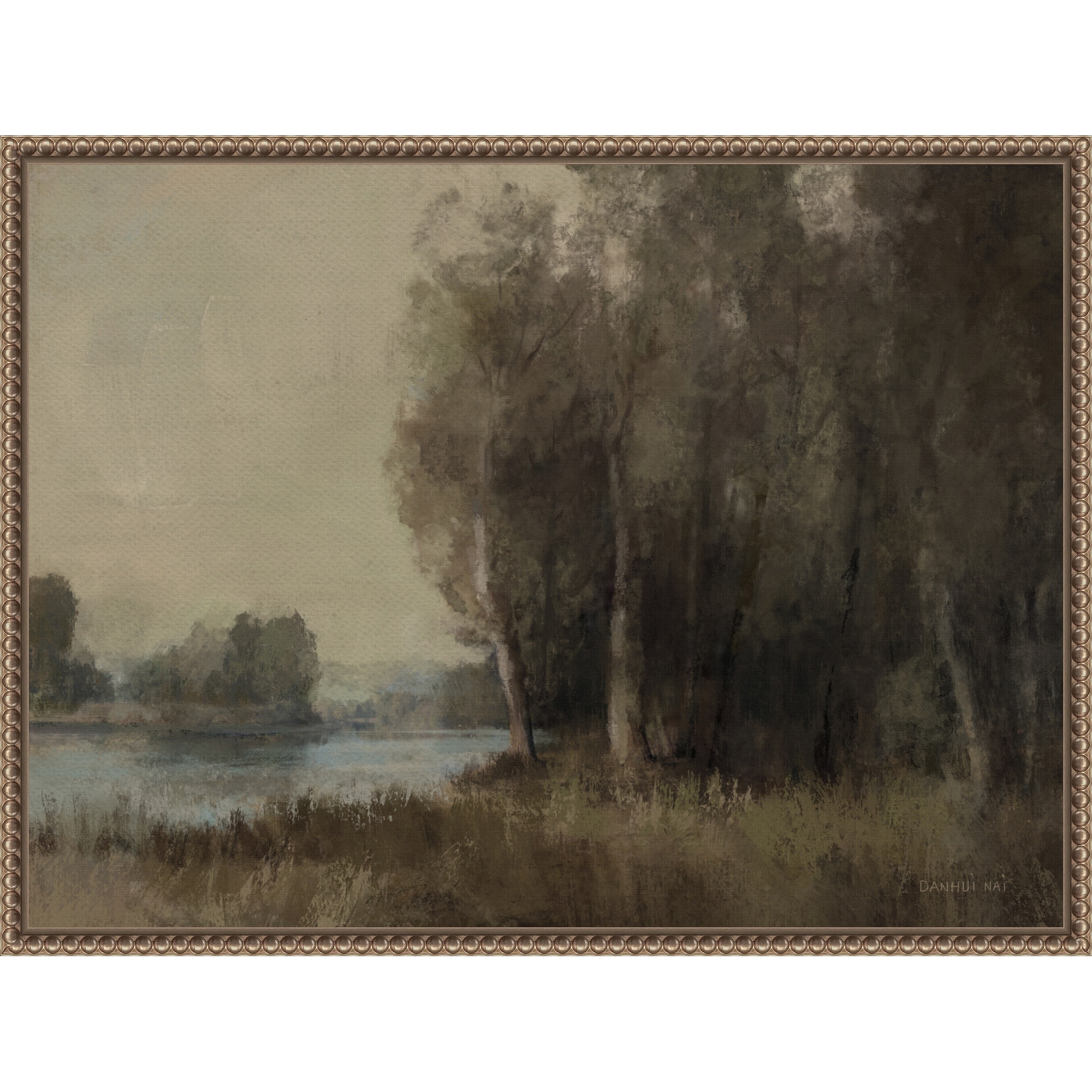 Moody Landscape by Danhui Nai Framed Canvas Wall Art Print