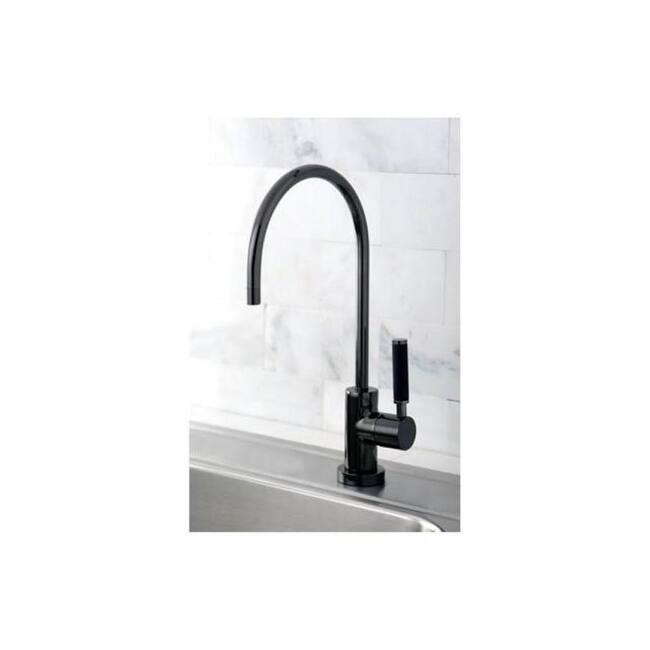 Kingston Brass Water Onyx 1.0 GPM High-Arc Single Hole Cold Water