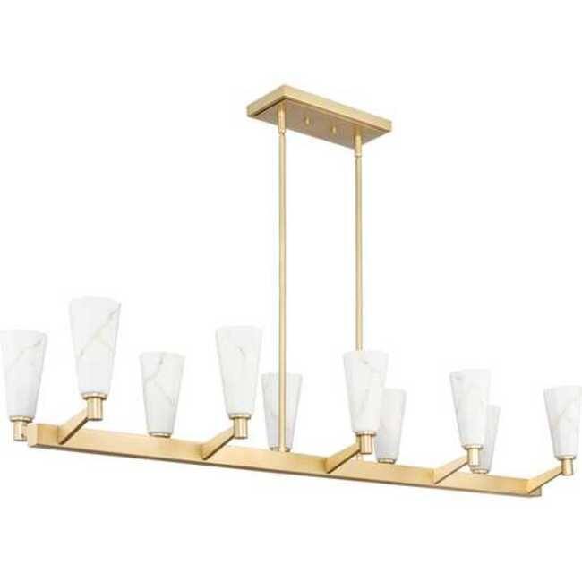 Progress Lighting P400396 Tosca 10 Light 50" Wide Chandelier