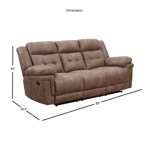 Reclining microfiber sofa new arrivals
