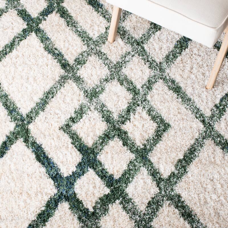 SAFAVIEH Berber Shag Janni Moroccan 1.2-inch Thick Rug