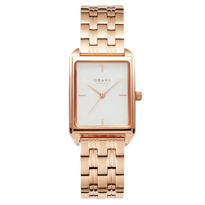 Obaku Women's Kamille White Dial Watch - V293LXVISV - One Size