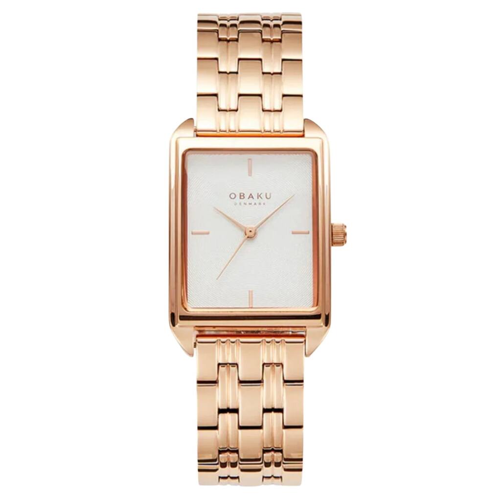 Obaku Women's Kamille White Dial Watch - V293LXVISV - One Size