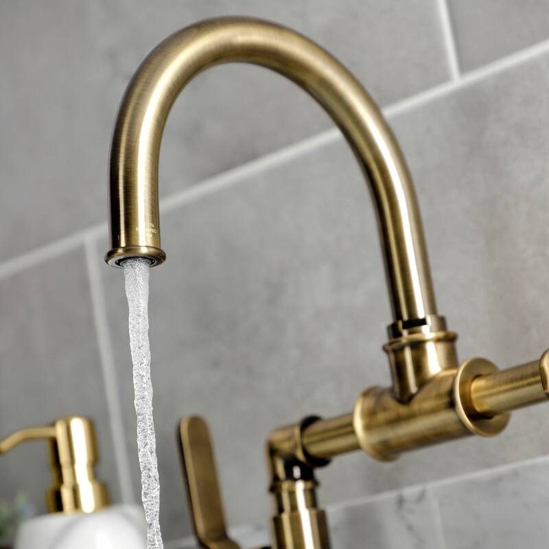 Kingston Brass Whitaker Bridge Bathroom Faucet