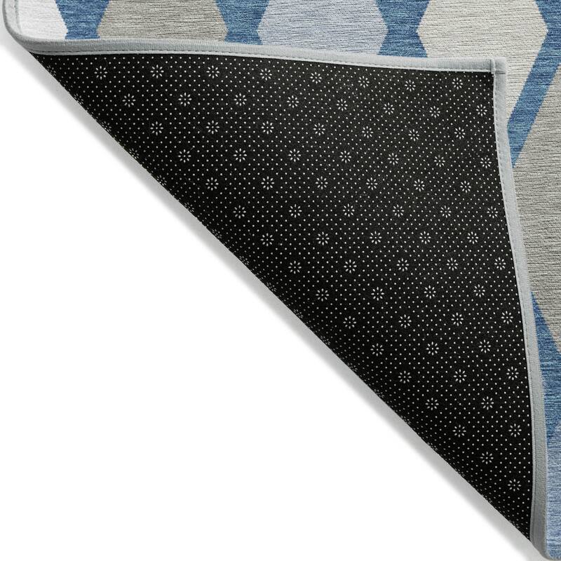 HomeRoots Geometric Transitional Rectangle Outdoor Rug