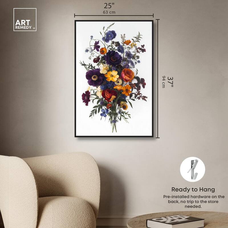 Regal Rose Riot III Canvas by Art Remedy