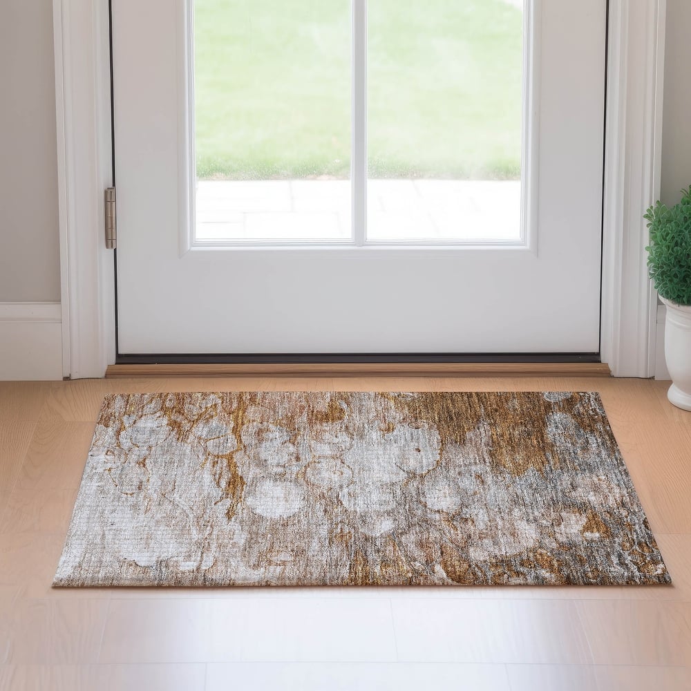 Premium Washable Super Soft Contemporary Ripples Mayfield Rug