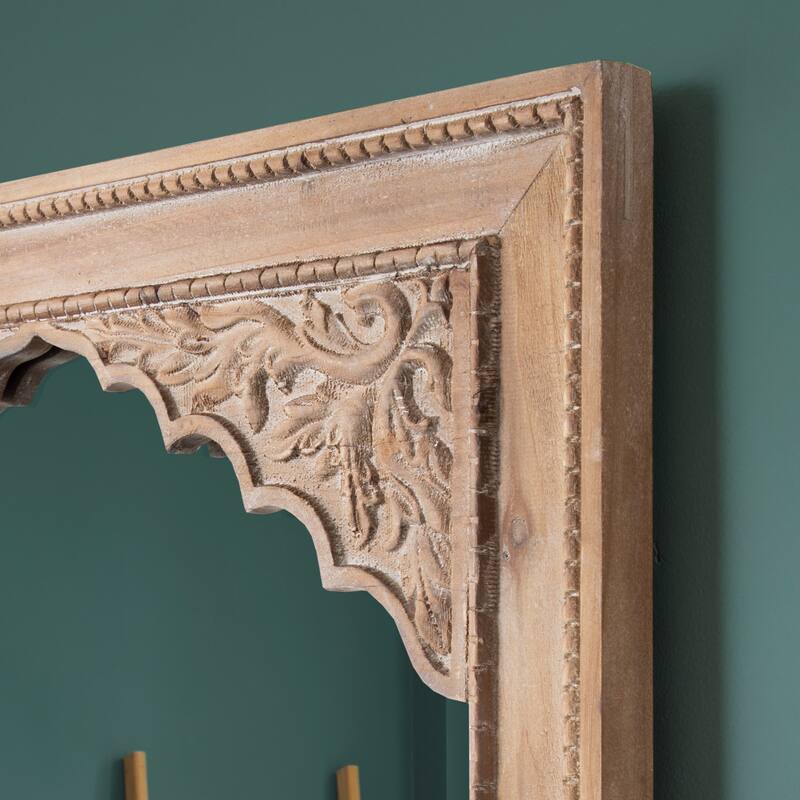 Kate and Laurel Shivani Wood Framed Mirror