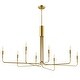 preview thumbnail 6 of 45, Light Society Bella 8-Light Chandelier