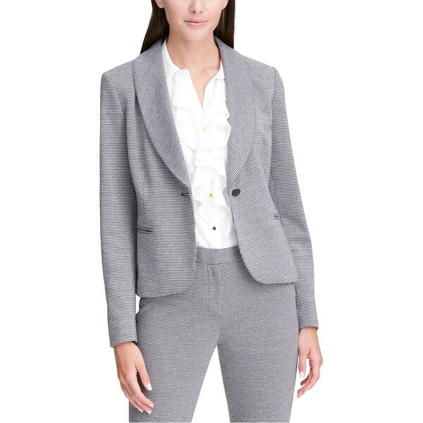 calvin klein one button blazer