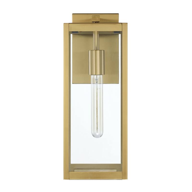 Freemont Outdoor Stainless Steel Wall Sconce Light - 16"H x 6"W x 7"E