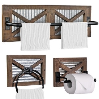 Autumn Alley Farmhouse Toilet Paper Holder, Towel Ring, Towel Rack