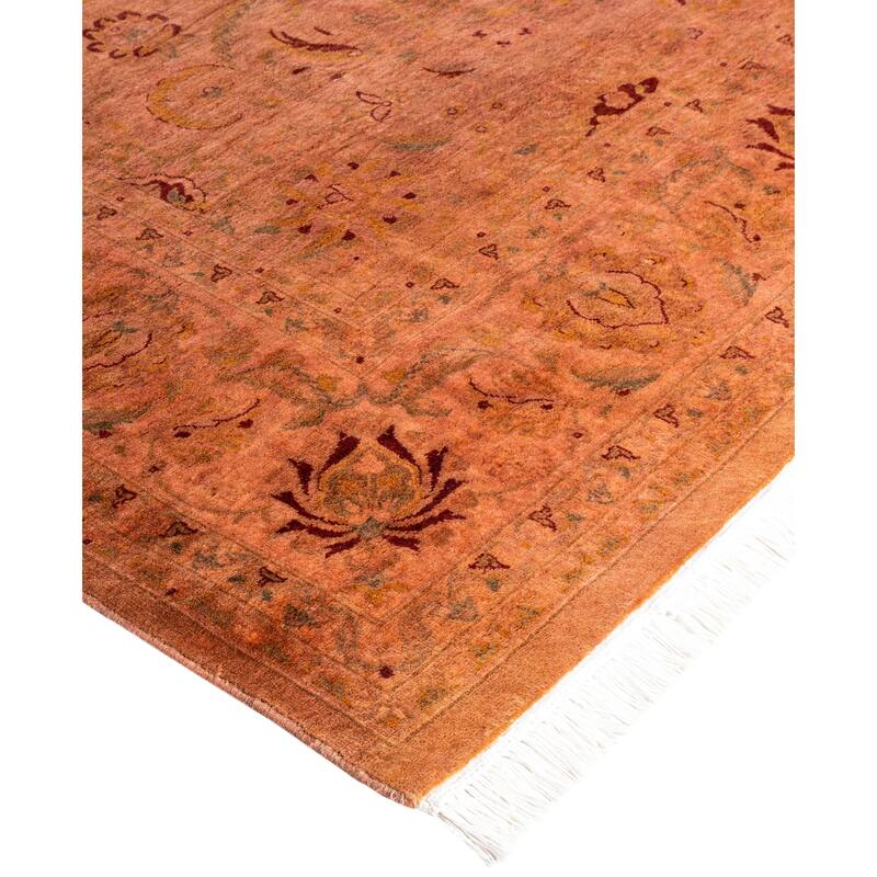 Overdyed One-of-a-Kind Hand-Knotted Area Rug - Pink - 6' 2" x 6' 3"