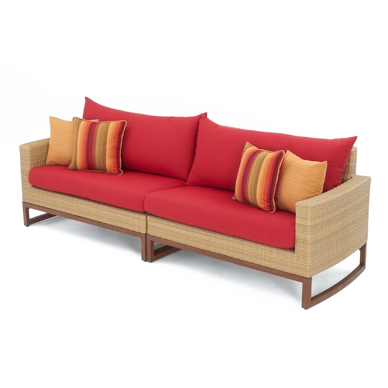 Mili 6 Piece Sunbrella Outdoor Patio Sectional and Table