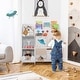 preview thumbnail 6 of 4, Kids Toy and Book Organizer Wooden Storage Cabinet w/ Storage Bins