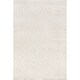 preview thumbnail 2 of 7, Nuloom Isabeau Modern Geometric High-Low Fringe Area Rug