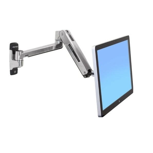 Ergotron - Ergotron Lx Hd Sit-Stand Wall Mount Lcd Arm.Accommodates Large Monitors,Mid-Size