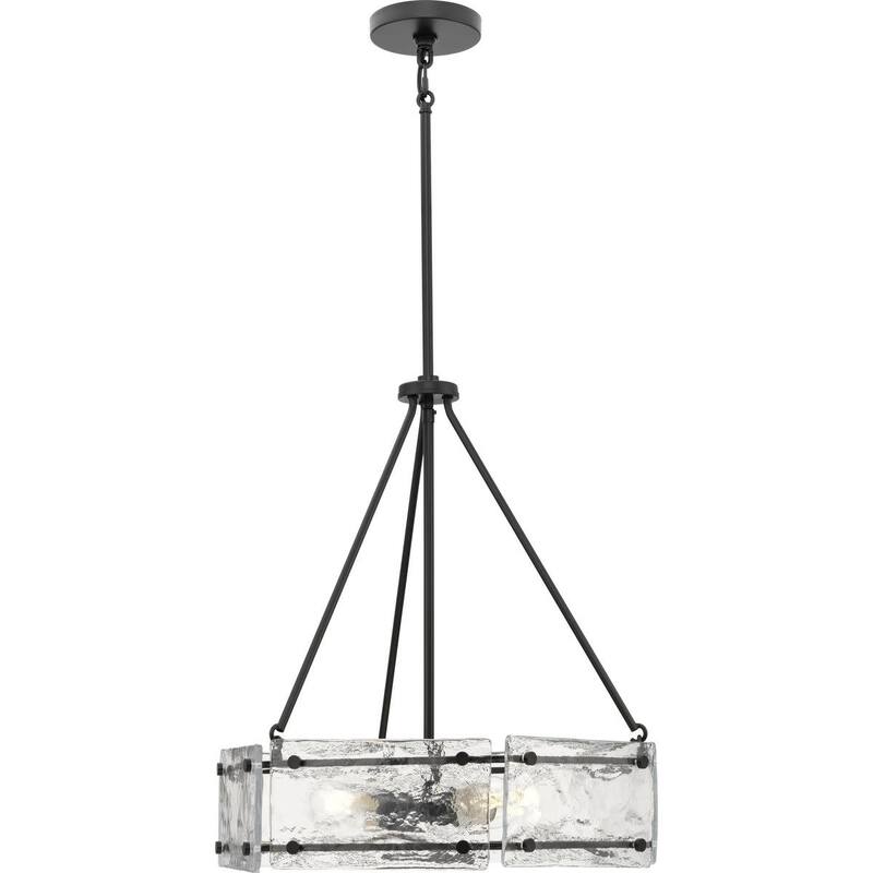 Progress Lighting P400354 Rivera 4 Light 21" Wide Ring Chandelier