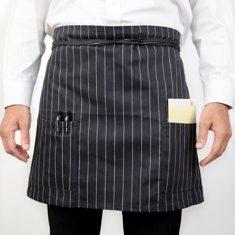 Arkwright Home Half Bistro Aprons - 12 Pack - 18x30