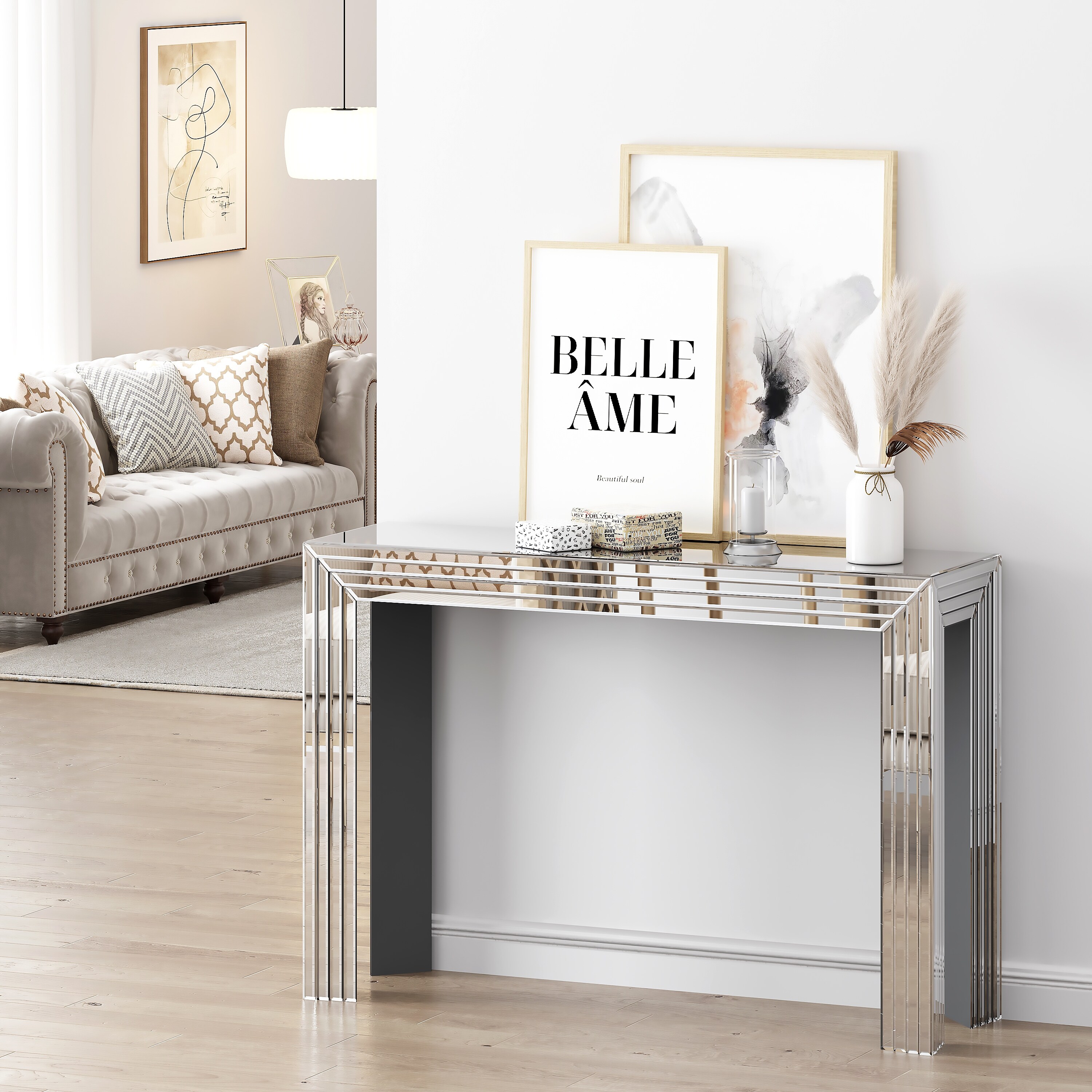 Modern Console Sofa Table for Entryway - Bed Bath & Beyond - 37283814