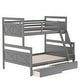 preview thumbnail 46 of 60, Twin over Full Country Bunk Bed with Ladder, Can Separable 2 Beds