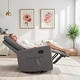 preview thumbnail 10 of 22, Recliner Chair, Swivel Rocking, Glider Rocker Recliner, Nursery Chair With Footrest For Living Room