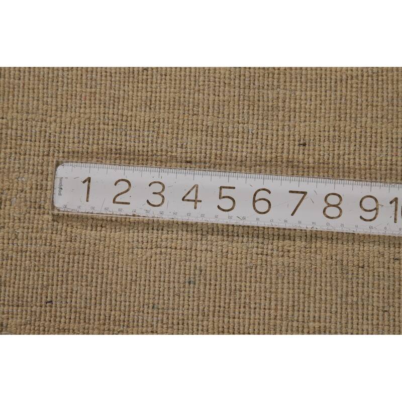 Modern Gabbeh Oriental Area Rug Handmade Solid Wool Carpet - 6'2"x 8'2"